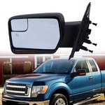 Mirror Power Fold Heat Signal Memory Puddle Smooth Black Driver Left Lh For F150. Fixed Price $131.24.