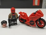 New Dc Comics Red Hood + Bike Custom Lego Minifigure Batman Robin Jason Todd. Fixed Price $52.99.