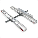 Black Widow Double Motorcycle Carrier With Ramp 2" Hitch (for Parts). Fixed Price $211.99.
