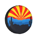 Arizona Flag Tire Covers Spare Wheel For Trailer Jeep Suv 17 Inch. Fixed Price $31.52.