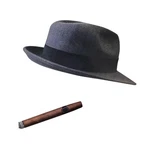 Nytkl Fedora And Cigar Window Decal, The Driving Crooner Decals Hat. Fixed Price $7.14.