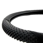 Bdk Black Ergo Massage Grip Sporty Leather Steering Wheel Cover Standard Size. Fixed Price $17.90.