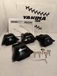 Four Yakima Skyline Towers With Locks/keys, Allenkey, & Paperwork. Used. (3532). Fixed Price $200.00.