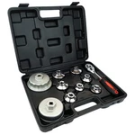 Oil Filter Socket Set, Wrench 10PCS, Silver Anodized. Fixed Price $35.18.