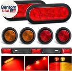 Led Trailer Kit 6 Oval Stop Turn Taillight 2 Inches Round Red Amber. Fixed Price $64.71.