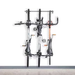 Gray 3-BIKE Wall Mounted Garage Rack. Fixed Price $103.83.