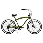 Largo Gt 26" Matte Color Fat Tire 7 Speed Beach Cruiser Bicycle High Rise Bike. Fixed Price $699.99.