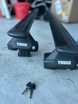 Thule Wing Bar Evo Roof Rack For Naked (fits 2025 Toyota Corolla Cross). Fixed Price $499.99.