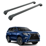 For Lexus GX460 (2019-2023) Roof Rack Cross Bars Flush Rail Black. Fixed Price $278.00.
