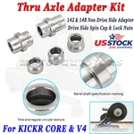 For Wahoo Kickr V4 Core Thru Axle Adapter Kit W/ 142&148 Non Drive Side. Fixed Price $16.99.