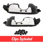 Driver & Passenger Side Fender Liner Set W/ Clips For 2011-2016 Chevrolet Cruze. Fixed Price $85.37.