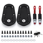 Hypertune Universal Racing Car Flush Hood Latch & Pin Kit Black-oval,. Fixed Price $39.81.