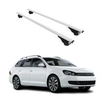 For 2011-2014 Vw Jetta Sportwagen Roof Racks Cross Bars Carrier Durable Gray 2X. Fixed Price $99.99.