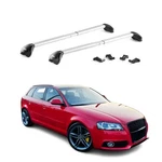 Omac Silver Flush-mounted Roof Rails Cross Bars. Fixed Price $129.99.