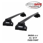 Thule Steel Squarebar Evo Roof Bars Set To Fit Mazda CX-5 MK.1 12-17 Fixed Point. Fixed Price $319.16.