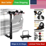 2 Bike Bicycle Carrier Racks Hitch Mount Double Foldable For Cars T.... Fixed Price $144.82.
