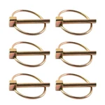 6PCS 1/4 Inch Heavy Duty Lynch Pin Assortment With Ring, Locks Trailer Ga.... Fixed Price $32.47.