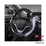 Car Steering Wheel Cover, 15 Inch Premium Leather Breathable Non-slip Purple. Fixed Price $19.22.