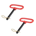 5/8" Trailer Pins Red Handle With Clip Tractor Tow Dolly Hitch.... Fixed Price $26.90.