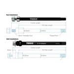 Thule Bike Axle Adapter Thru M12X1.5 159 OD.165MM Mounting Nut. Fixed Price $91.73.