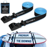 Hang 11 Surfboard Tie Down Straps For Roof Rack, Extra Long (15FT) & Wide (1..... Fixed Price $46.50.