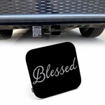 Trailer Hitch Cover For 2" Receivers Blessed, Glitter Bible Verse Rec.... Fixed Price $18.37.