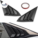 For 10TH Gen Civic Sedan Rear Side Window Louvers Air Vent Scoop Shades Cover Bl. Fixed Price $36.43.