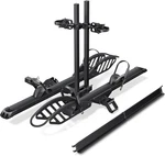 Young Electric E-bike With Ramp, Hitch Rack, 200 Lbs Capacity. Fixed Price $394.67.