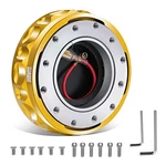 J2-QR-ZTL-9070-GD Aluminum Low Profile Twist Lock Quick Release Steering. Fixed Price $76.25.