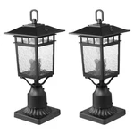 Vevor 2 Pcs Dusk To Dawn Outdoor Lamp Post Light Fixture 15.75IN Pole Pier Mount. Fixed Price $62.99.