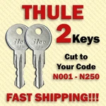 Thule Keys For Bike Racks Luggage Carriers Cut To Code N001 - N250. Fixed Price $15.99.