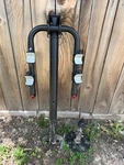 Quadratec Jeep Wrangler Folding Bike Rack. Comes With Screws And Keys.. Fixed Price $150.00.