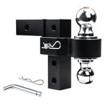 Height Adjustable Trailer Hitch Mount Fits 2" & 2-5/16" Balls 5K Lbs Gtw. Fixed Price $89.40.