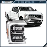 Right Side Full Led Headlight W/bulbs 2023 24 Ford F-250 F-350 Super Duty. Fixed Price $479.99.
