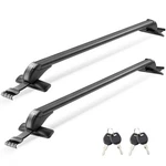 Vevor Lockable Rack Cross Bars 165 Lbs Capacity Universal Fit Naked Roofs. Fixed Price $62.90.