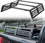 Joytutus 11.81" Full Size Truck Bed Rack For F150 F250 F350 Silverado Sierra Ram. Fixed Price $297.03.