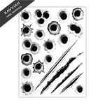 Muqida 3D Bullet Hole Car Stickers, Ultra-realistic Fake Style. Fixed Price $7.41.