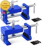 Professional Cabinet Clamps 2 Pack Heavy-duty Cast Steel, Integrated Drill Guide. Fixed Price $51.99.