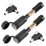Metoware Trailer Hitch Locks Receiver Keyed Alike Fits 2 Pack, Black. Fixed Price $42.99.