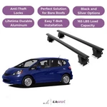 Erkul Roof Rack Crossbars For Honda Fit 2009-2014 Naked Aluminum Black. Fixed Price $239.90.