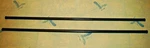 2 Yakima 58" Round Roof Rack With End Caps Crossbars. Fixed Price $64.99.
