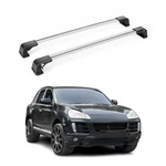 For Porsche Cayenne 2003-2010 Omac 5801926 Gray Fix Points Roof Racks Cross Bar. Fixed Price $119.99.