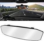 Ntnev 12''X3.5'' Large Rear View Mirror, Anti Glare Panoramic Wide Black. Fixed Price $19.45.