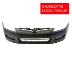 Primed Front Bumper Cover Fascia For 2003-2005 Honda Accord Coupe Ex Lx Se Clt. Fixed Price $95.51.