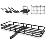 Arksen 53" Carrier W/cargo Net, Ratchet Strap & Hitch Tightener. Fixed Price $129.96.