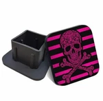 Swono 2INCH Trailer Hitch Tube Cover Rubber Tow Pink Striped Skeleton. Fixed Price $12.77.