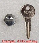 Yakima Sks Oem Lock Core A131-A155, Optional Key, Free Ship 2+. Fixed Price $13.00.
