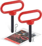 2PACK Hitch Pin, 1/2 X 3 Inch Trailer With Clip Rubber-coated Hand. Fixed Price $17.24.