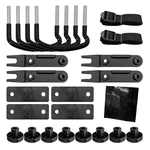 4PCS Box U-bolt Clamps, Stainless Steel Rooftop Cargo Carrier Rack Bolts.... Fixed Price $24.78.