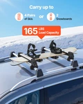 Ski & Snowboard Roof Rack, Fit Most Crossbars. Fixed Price $140.47.